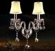 European-Style Candle Crystal Wall Lamp for Bedroom, Living Room, Dining Room, Bedside Wall Lamp, Elegant Led, Simple, Modern, Light Luxury