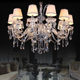 European-Style Crystal Chandelier for Living Room, Modern Minimalist Bedroom, Dining Room, Candle Chandelier, Atmospheric Crystal Lamp, Simple European Lighting