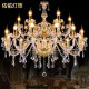 European-Style Living Room, Bedroom, Dining Room Crystal Chandelier, Hotel Project Simple Modern Led Candle Crystal Lamp Gold