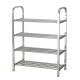 Stainless steel shoe rack multi-layer simple shelf storage shoe cabinet door assembly indoor household good-looking economical shoe rack