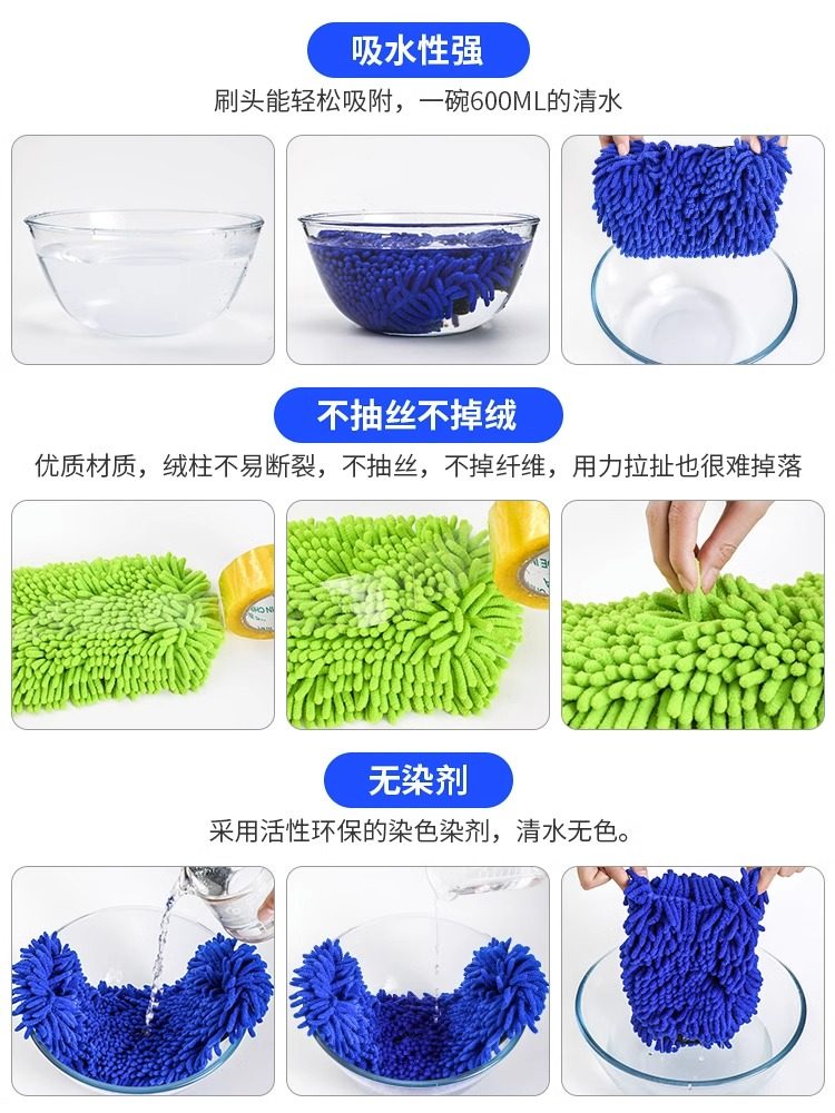 Car Wash Mop Brush, Car Dusting Duster, Non-Damaging Car-Specific Tool, Soft-Bristled Professional Car Duster, Car Brush