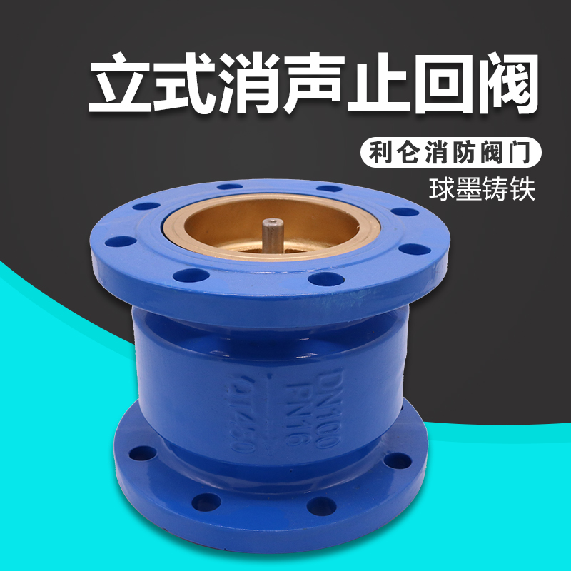 Lirun valve HC41X-16 vertical silencer check valve Ductile iron check valve Flexible operation check valve