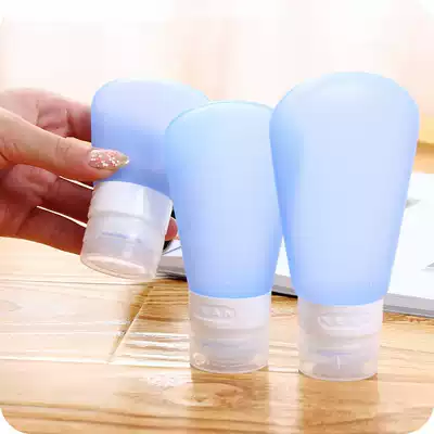 Travel silicone bottle bottle set shampoo shower gel travel portable sub empty bottle wash bag small bottle
