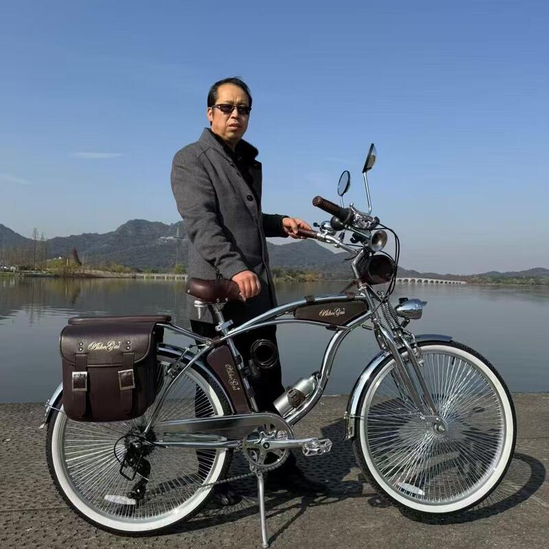 Grandpa's Vintage Bicycle Shanghai British-Style Urban Commuting Transportation 26inch Beach Gear Shift Adult Men's Bike