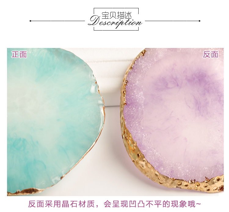 Dụng cụ làm móng tay Phnom Penh Nhựa Palette Crystal Agate Tablet Creative Palette Works Hiển thị Đạo cụ chụp - Công cụ Nail vẽ cọ bản 3d