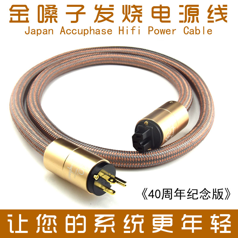 Japan Accuphase Golden Throat 40th anniversary edition HIFI audiophile grade power supply line GB American