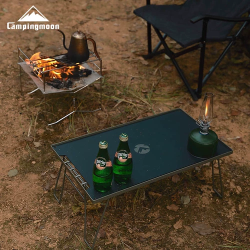 Корман на открытом воздухе Портативный складной стол Пикназ можно сшивать и перекрывать многопроцветанный почерневший BC Wind Iron Art Rack