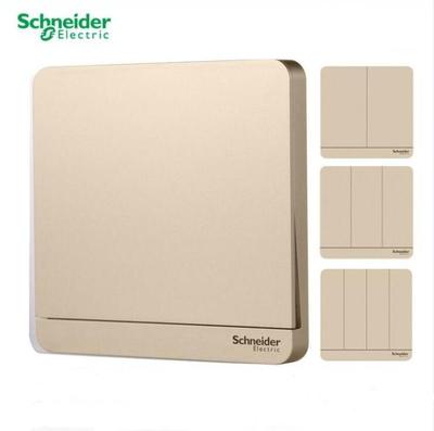 Schneider Yishang switch socket household 86 type wall panel one open single double switch multi-control alarm blank board