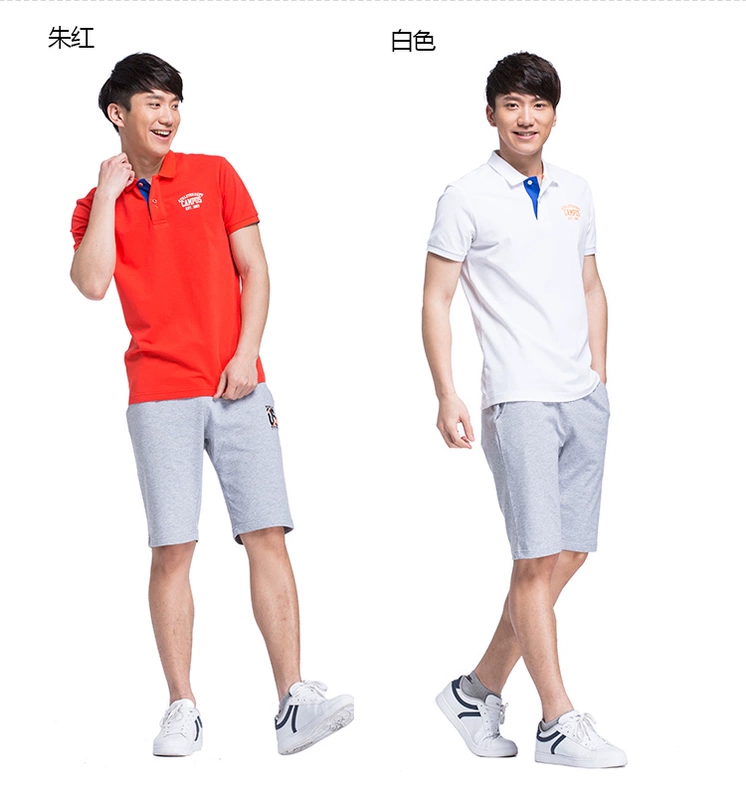 Xtep Nam Ngắn Tay Áo T-Shirt Ve Áo Mùa Hè Mỏng Giản Dị Nửa Tay Áo T-Shirt Top Men Polo