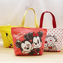Hello Kitty classic cartoon handbag Baoma carrying canvas bag children's cute snacks lunch bag