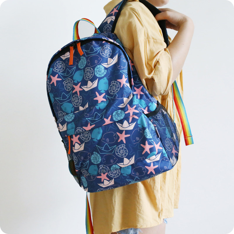 Cloth bag fragrant language college student cartoon double shoulder bag male and female universal bag waterproof bag bag can be made mommy bag