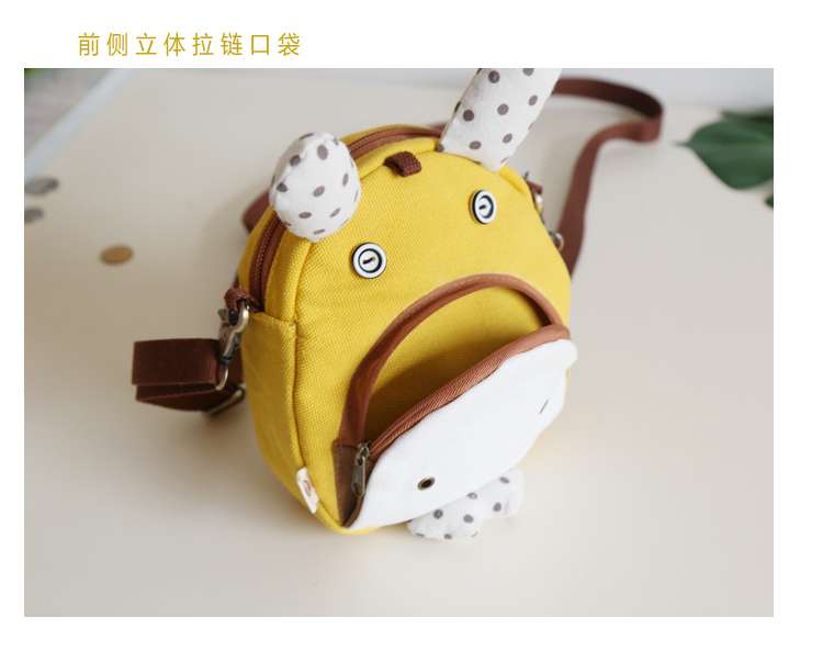 Ba màu vá phim hoạt hình túi messenger Túi cô gái dễ thương hoang dã điện thoại di động phiên bản Hàn Quốc của túi vải nhỏ lộn xộn mới - Túi điện thoại túi đeo chéo nữ đi chơi