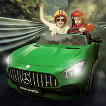  Mercedes-Benz authorized two-seater childrens electric car four-wheeled four-wheel drive childrens remote control baby toy car can sit on a sports car