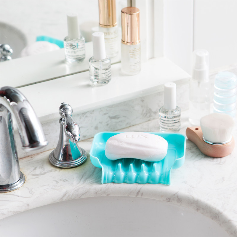 With Suction Cup Drain Soap Box Without Cover Soap Box Kitchen Sink Drain Box Washroom Table Surface Drain Soap Box