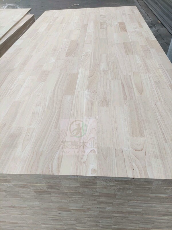Thailand Imported Rubber Wood 8Mm-40Mm Double-Sided Knot-Free Aa Rubber Wood Oak Finger Joint Board Solid Wood Board