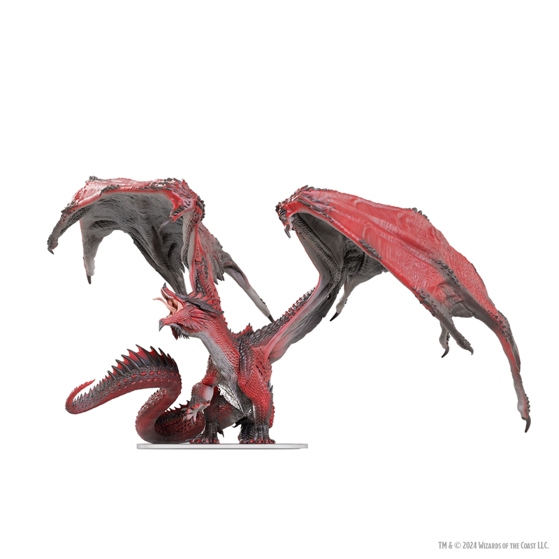 Magic: the Gathering Dungeons & Dragons Figure Static Model Statue Time Dragon Moonstone Dragon Blue Dragon Red Dragon