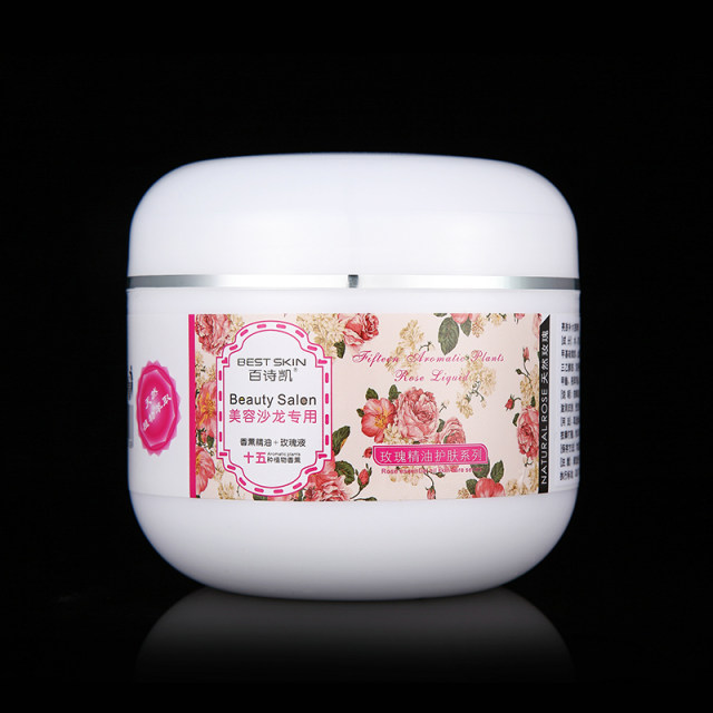 Rose hydrating ແລະ moisturizing facial massage cream ຄີມນວດໃບຫນ້າເພື່ອທໍາຄວາມສະອາດຮູຂຸມຂົນແລະສິ່ງເສດເຫຼືອ, ພິເສດສໍາລັບຮ້ານເສີມສວຍ.