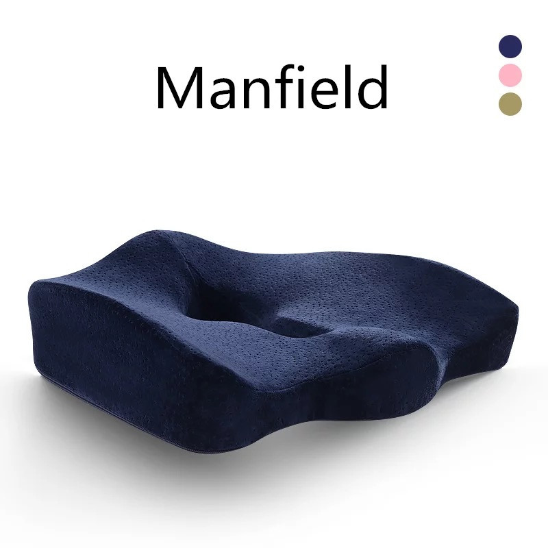 Buttocks Cushion for Long Sitting, Office Chair Cushion, Tailbone Pressure Relief, Side Cut Buttocks Cushion for Pregnant Women, Hemorrhoid Cushion