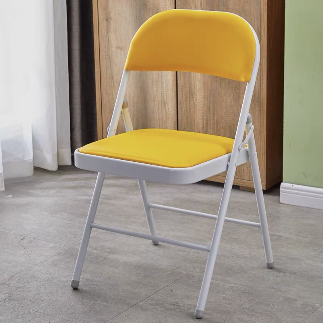 Simple Folding Chair Meeting Chair Computer Chair Seat Training Chair Folding Stool Close To Back Chair Portable Chair