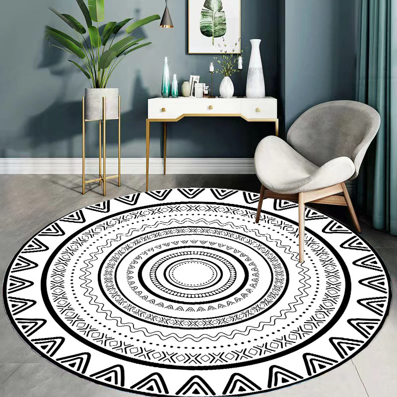 Computer Office Chair Hanging Basket Round Carpet