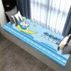 Crystal Velvet Four Seasons Pattern Bay Window Mat Balcony Window Sill Mat Tatami Mat Bedroom Girls Bedside Carpet