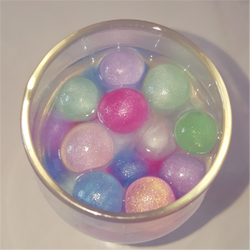 Ocean baby color light beads Crystal beads Colorful rich beads Absorbent beads Bubble beads Rainbow bottle gift couple men and women