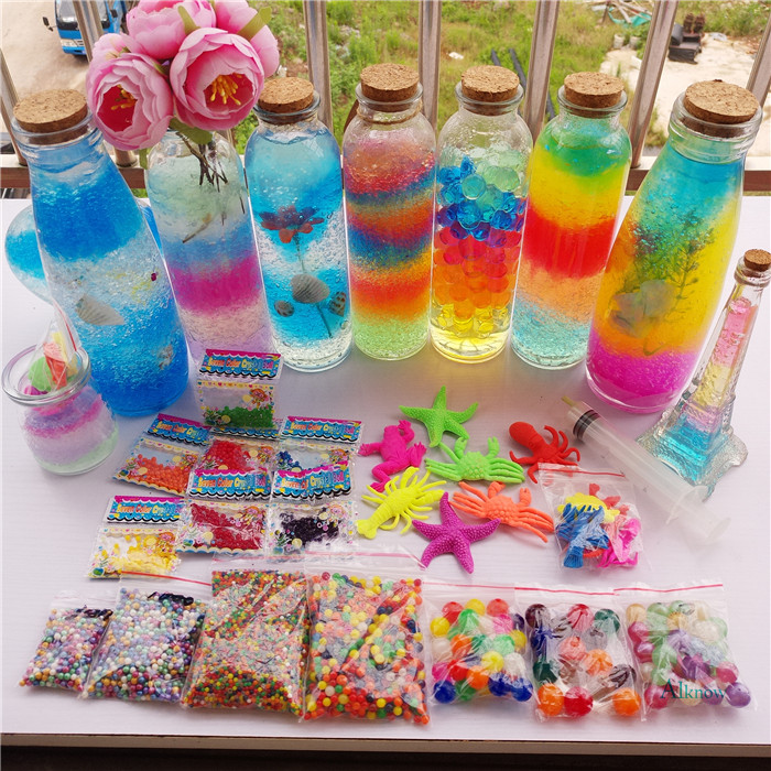 SpongeBob SquarePants crystal mud absorbing water beads ocean baby hydroponic ball bubble large beads crystal beads water culture flower decoration