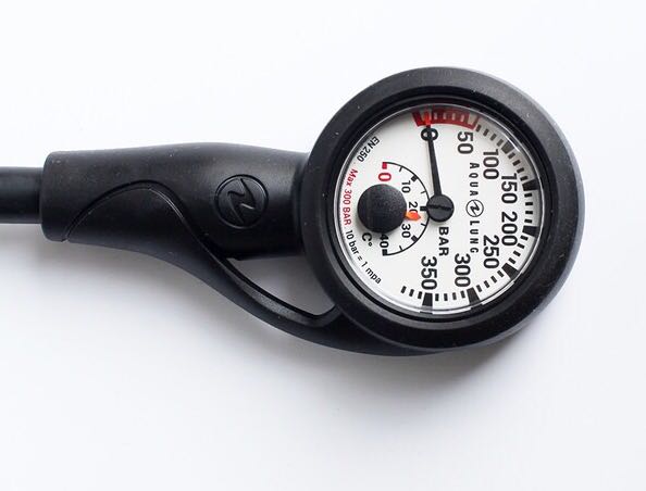 Aqualung Gauge dive pressure gauge SPG residual pressure gauge