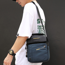 Summer 2022 new casual mens cross-body bag outdoor sports shoulder bag anti-splash travel bag handbag tide