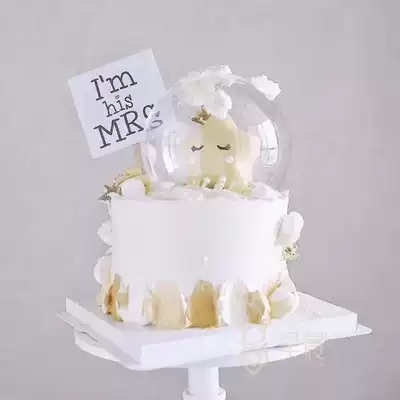 Bake cake decoration stereo expression Star Doll ornaments scene cake five-pointed star birthday card plug-in