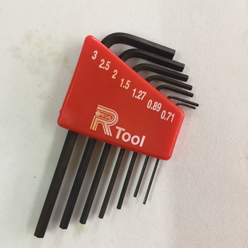 Hexagon spoon mini set hexagon wrench mini small hexagon 7 flat head short wrench 0 71 0 89 1 27