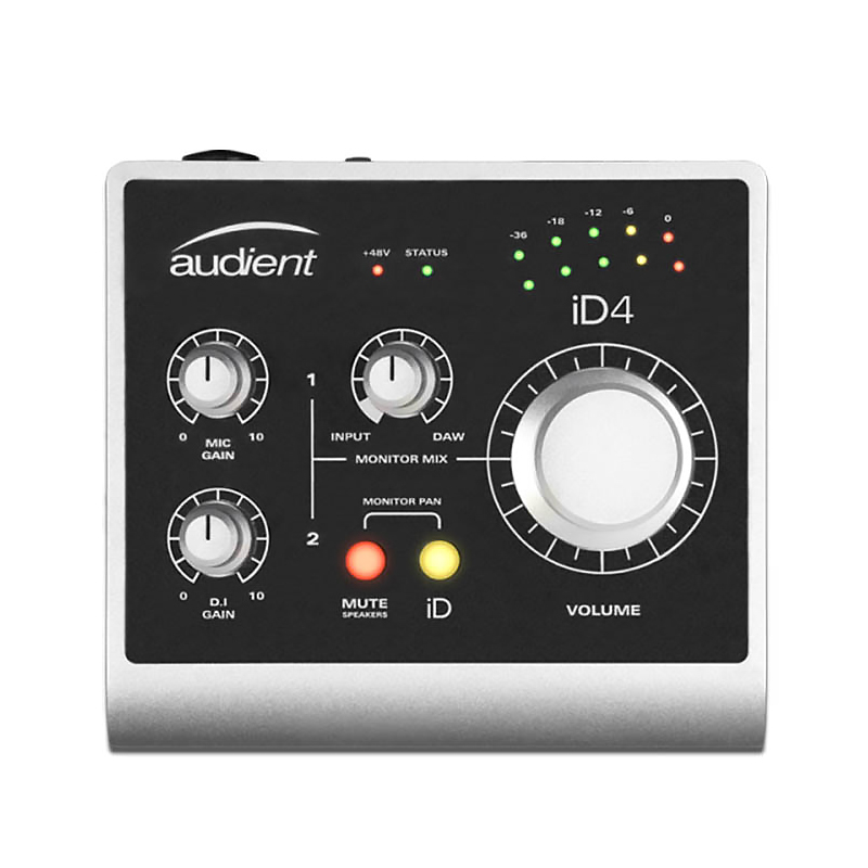 Audient ID4 ID14 ID14 ID44 ID44 portable audio interface professional recording sound card monitoring control