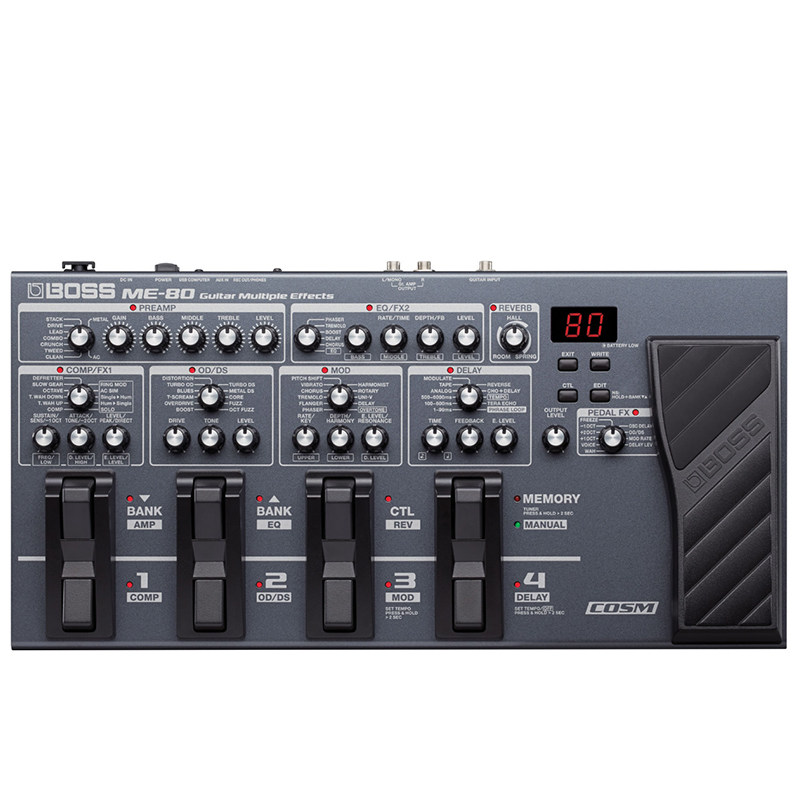 Official BOSS ME-80 ME80 guitar comprehensive effectors