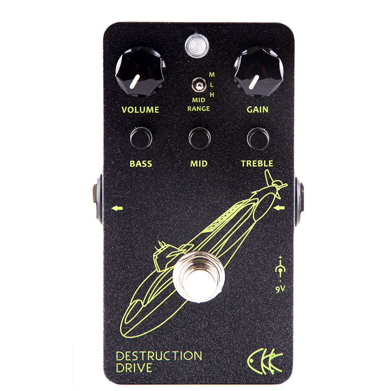 CKK Destruction Drive Submarine High Gain Metal Distortion Monolithic Effect