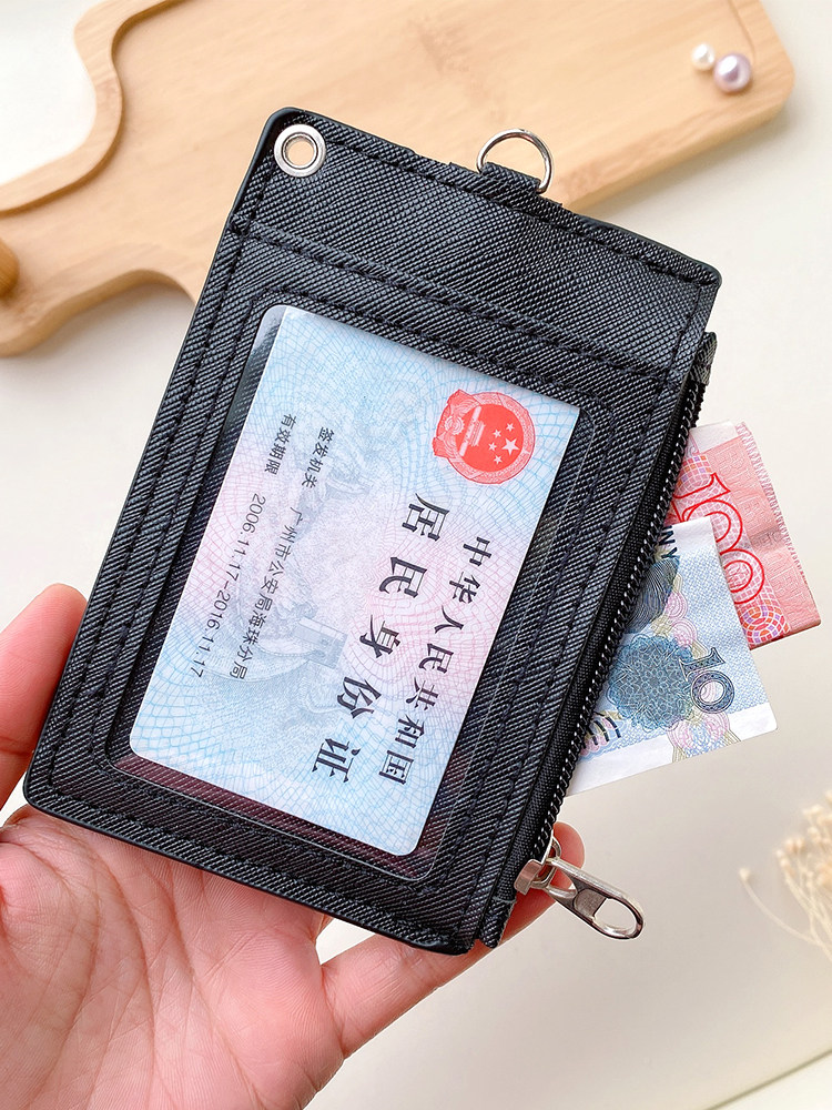 Cartoon Student Lanyard Card Holder with Multiple Card Slots, Campus Id Card, Meal Card, Bus Card Protective Cover