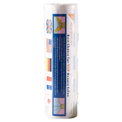 Одноразовый парикмахерский воротничок для стрижки волос, накидка, холодная завивка, с защитой шеи