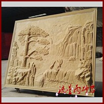 Meteor shower sandstone relief welcome pine glass fiber reinforced plastic flower bowl sandstone background wall mural Hotel Villa home decoration decoration