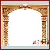 Meteor shower sandstone relief glass steel sandstone transparent column door cover indoor and outdoor Villa Hotel home decoration materials