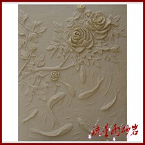  Meteor shower sandstone relief FRP rich and more than sandstone background wall painting hotel home improvement decoration materials