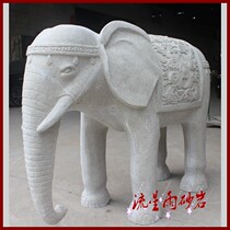 Meteor shower sandstone relief glass steel sandstone elephant water spray community Real Estate Hotel Villa decoration materials