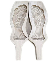 1kg noodle large handmade wooden noodle card flower mold steamed flower-like steamed bread carp fish-shaped pasta baking mold
