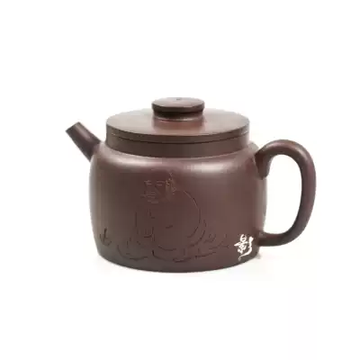 Shadow purple sand Yixing original mine purple sand famous man Full-made old purple mud return to true pot 160CC