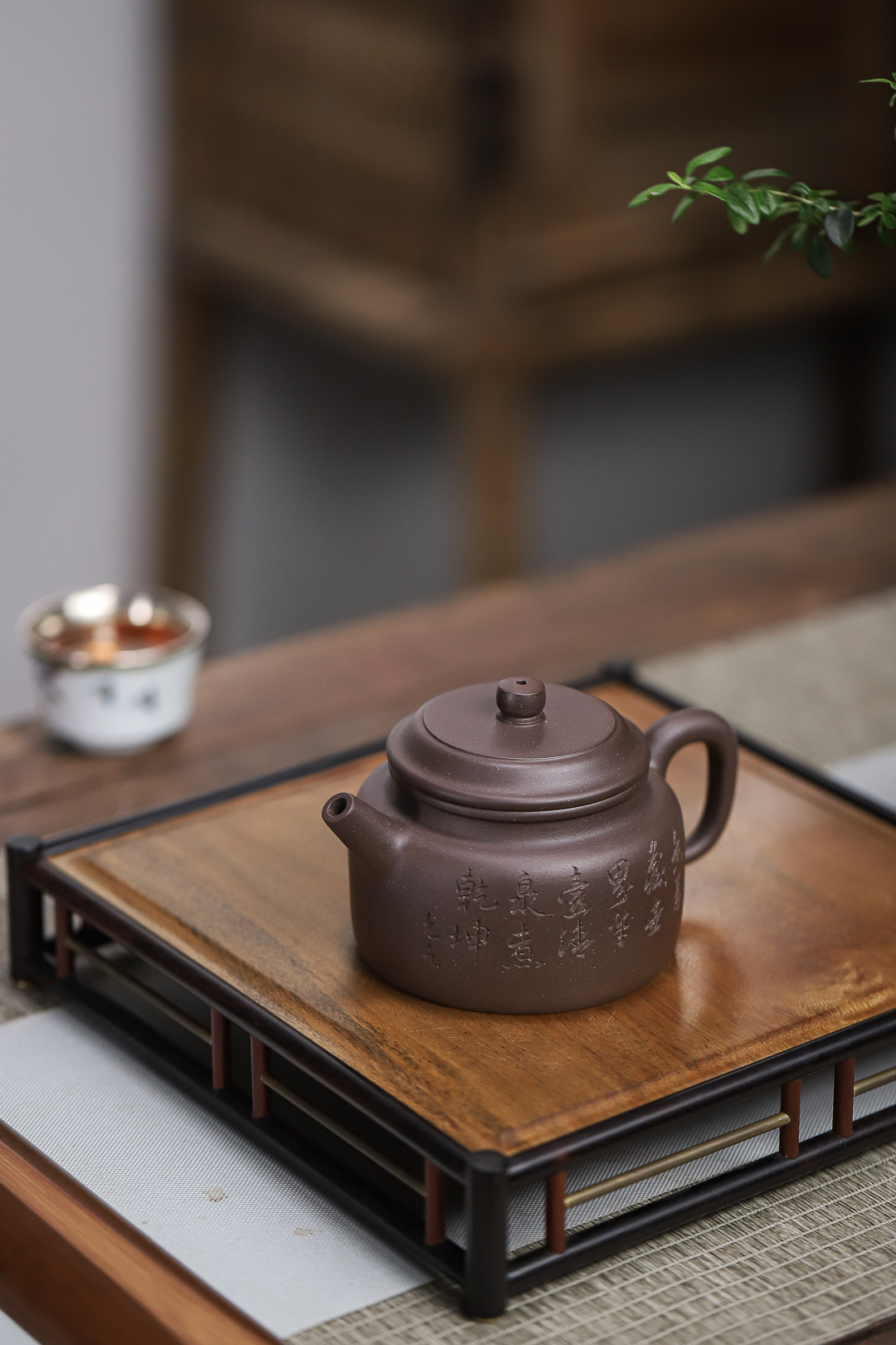 Ceramic sand Yixing original purple sand process pot famous famous hand made large pool old purple mud clock pot