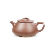 Shadow purple sand Yixing original mine purple sand master full-hand bottom trough Qingxin boat Stone scoop 250CC