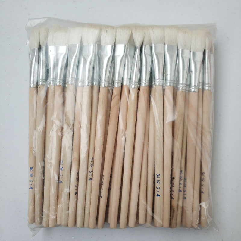 Wool paintbrush brushed painted pen water color pen water color pen original wood color rod S pen ceramic with pen