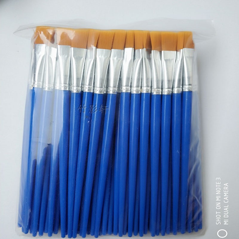 Nylon gouache watercolor digital oil paint brush graffiti paint brush ceramic hook stroke stroke children's painting
