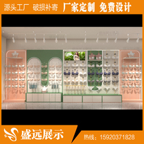 Underwear store display cabinet shelves underwear and bra display racks factory direct sales pajamas and underwear wall-mounted high cabinet customization