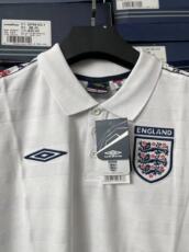 Футбольная форма 正品茵宝umbro英格兰经典三狮球员版复古比赛球衣夏季t恤足球服