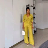 Осенняя рубашка, штаны, комплект, европейский стиль, Amazon, свободный прямой крой