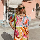 Универсальный кардиган для отдыха, рубашка, комплект, европейский стиль